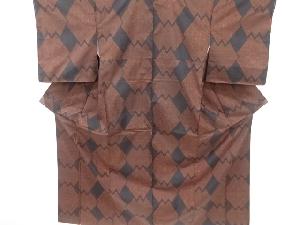 抽象模様織り出し本場泥大島紬着物(5マルキ)